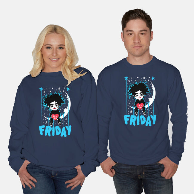 Friday I'm In Love-Unisex-Crew Neck-Sweatshirt-Tronyx79