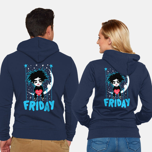 Friday I'm In Love-Unisex-Zip-Up-Sweatshirt-Tronyx79