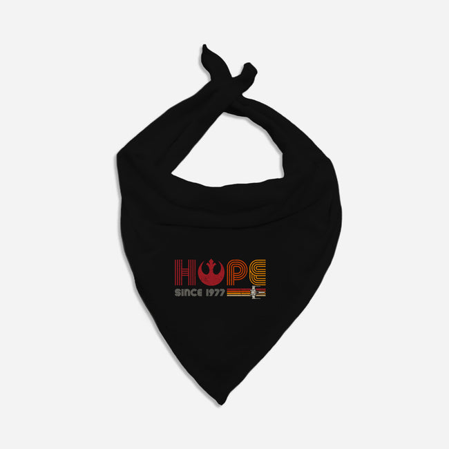 Hope Since 1977-Dog-Bandana-Pet Collar-DrMonekers