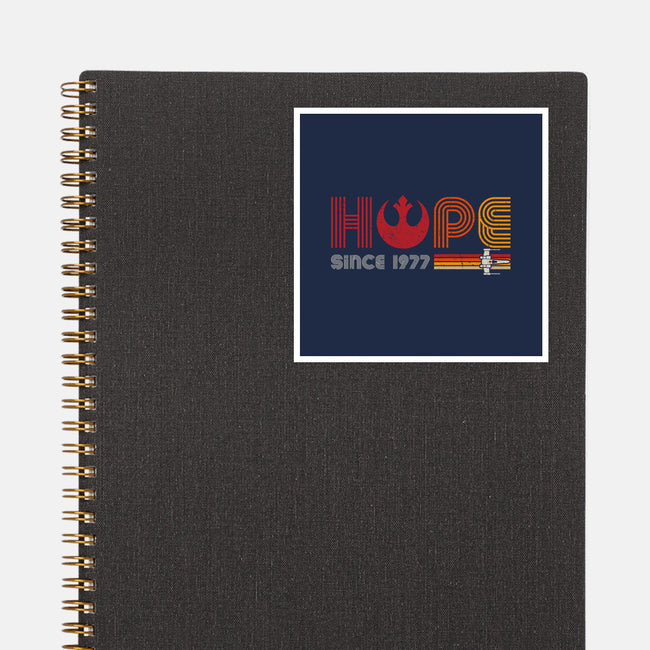 Hope Since 1977-None-Glossy-Sticker-DrMonekers