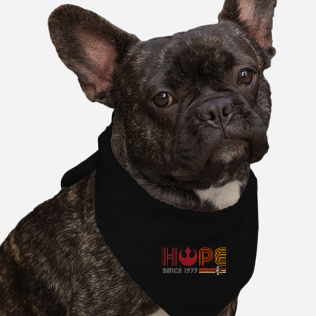 Hope Since 1977-Dog-Bandana-Pet Collar-DrMonekers