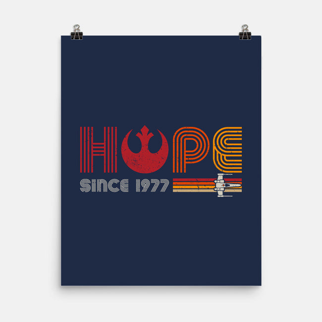 Hope Since 1977-None-Matte-Poster-DrMonekers