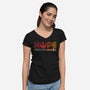 Hope Since 1977-Womens-V-Neck-Tee-DrMonekers