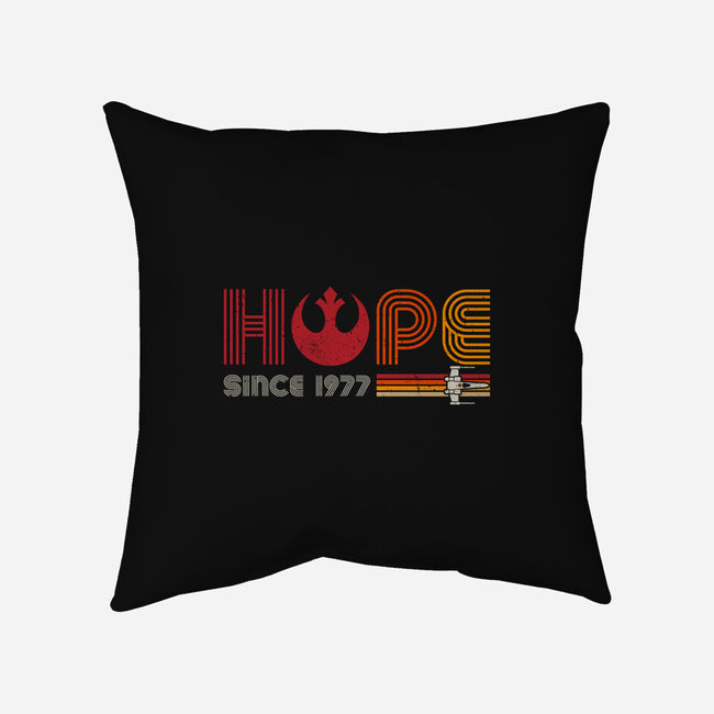 Hope Since 1977-None-Non-Removable Cover w Insert-Throw Pillow-DrMonekers