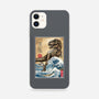 T-Rex In Japan Woodblock-iPhone-Snap-Phone Case-DrMonekers