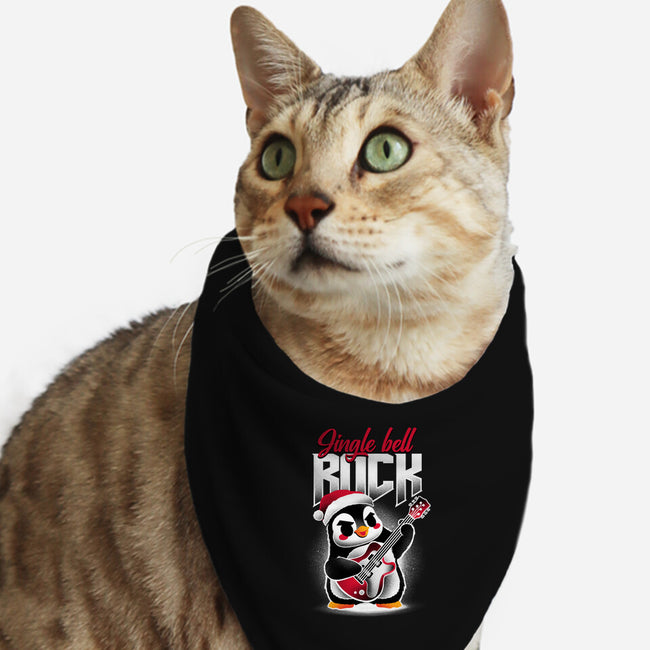 Jingle Bell Rock Penguin-Cat-Bandana-Pet Collar-NemiMakeit