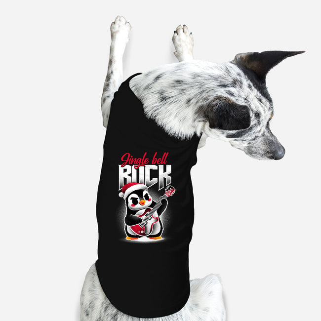 Jingle Bell Rock Penguin-Dog-Basic-Pet Tank-NemiMakeit