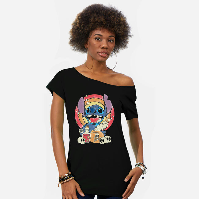 Stitch Craft-Womens-Off Shoulder-Tee-turborat14