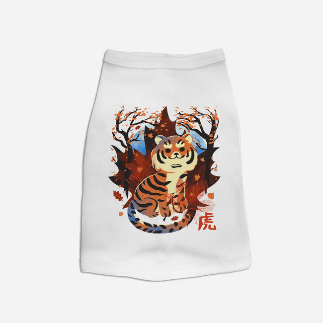 Tiger In Autumn-Dog-Basic-Pet Tank-IKILO