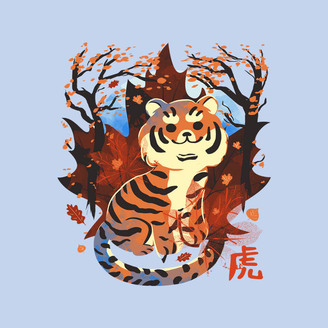 Tiger In Autumn-None-Beach-Towel-IKILO
