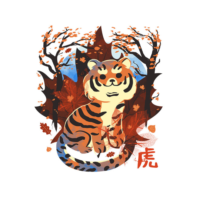 Tiger In Autumn-Dog-Bandana-Pet Collar-IKILO