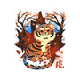 Tiger In Autumn-Womens-Racerback-Tank-IKILO