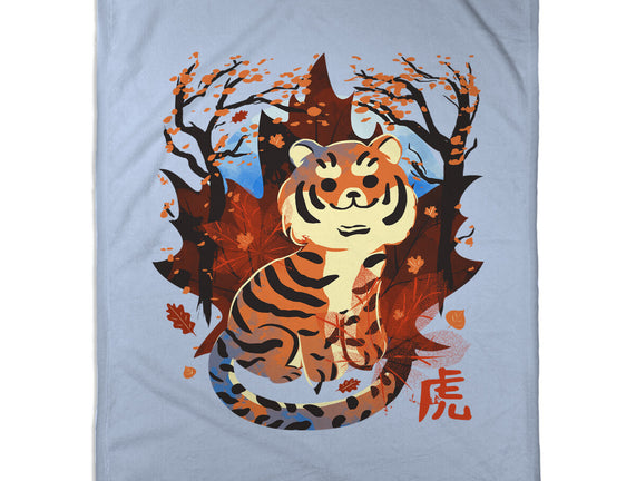 Tiger In Autumn