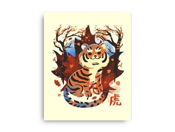 Tiger In Autumn