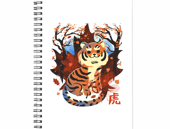 Tiger In Autumn