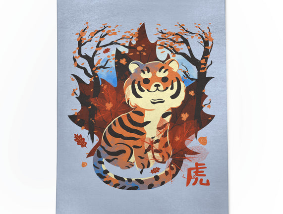 Tiger In Autumn