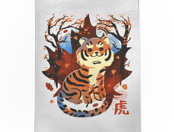 Tiger In Autumn