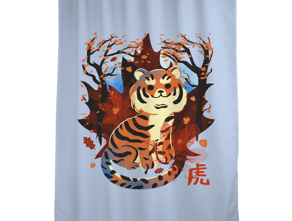 Tiger In Autumn