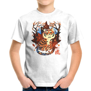 Tiger In Autumn
