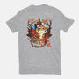 Tiger In Autumn-Womens-Fitted-Tee-IKILO