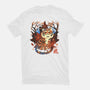 Tiger In Autumn-Womens-Fitted-Tee-IKILO