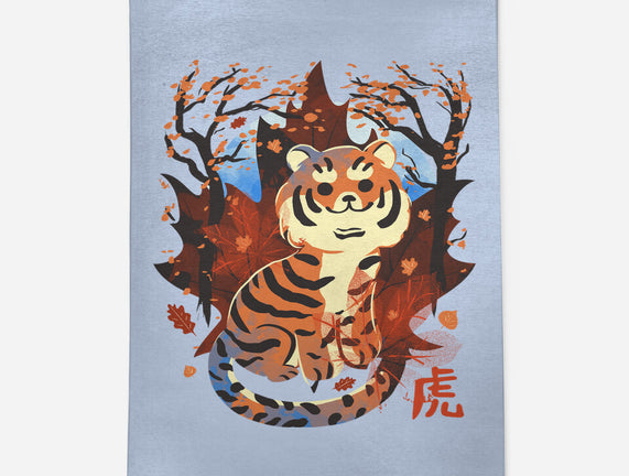 Tiger In Autumn