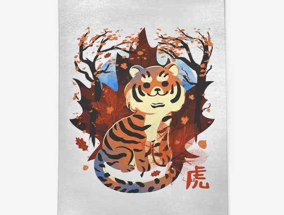 Tiger In Autumn