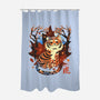 Tiger In Autumn-None-Polyester-Shower Curtain-IKILO