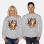 Tiger In Autumn-Unisex-Crew Neck-Sweatshirt-IKILO