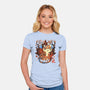 Tiger In Autumn-Womens-Fitted-Tee-IKILO