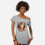 Tiger In Autumn-Womens-Off Shoulder-Tee-IKILO