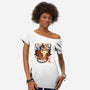 Tiger In Autumn-Womens-Off Shoulder-Tee-IKILO