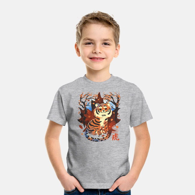 Tiger In Autumn-Youth-Basic-Tee-IKILO