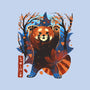 Red Panda In Autumn-None-Basic Tote-Bag-IKILO