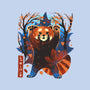 Red Panda In Autumn-None-Outdoor-Rug-IKILO