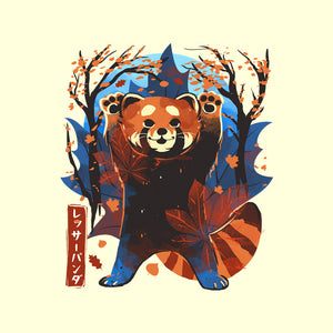 Red Panda In Autumn