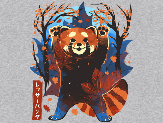 Red Panda In Autumn