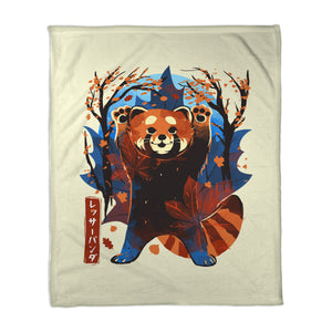 Red Panda In Autumn