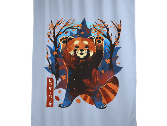 Red Panda In Autumn