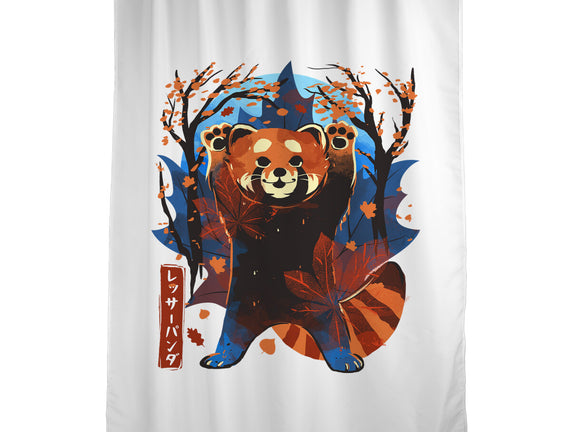 Red Panda In Autumn