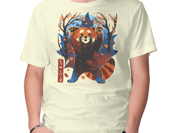 Red Panda In Autumn