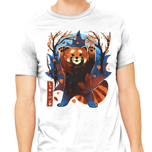 Red Panda In Autumn