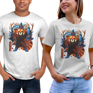 Red Panda In Autumn