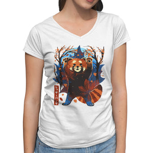 Red Panda In Autumn