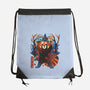 Red Panda In Autumn-None-Drawstring-Bag-IKILO