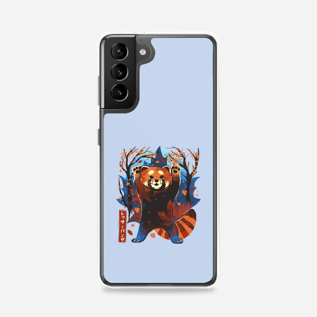 Red Panda In Autumn-Samsung-Snap-Phone Case-IKILO