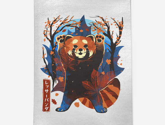 Red Panda In Autumn