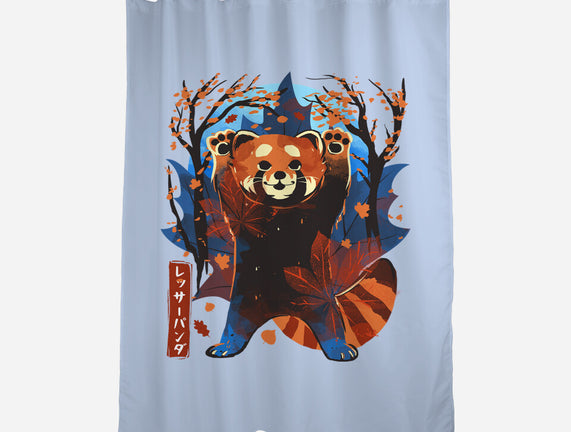 Red Panda In Autumn