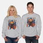 Red Panda In Autumn-Unisex-Crew Neck-Sweatshirt-IKILO