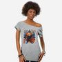 Red Panda In Autumn-Womens-Off Shoulder-Tee-IKILO